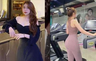 Diệu Linh 2k2 Ngày Đi Tập Gym Tối Banh Háng Cho Bố Đường Xả Tinh